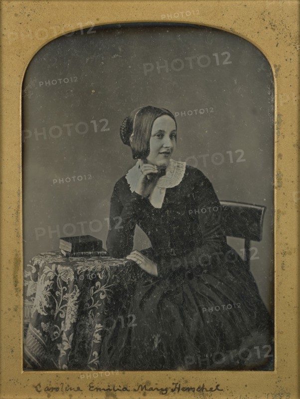 Portrait of Caroline Emilia Mary Herschel; John Jabez Edwin Mayall, English, 1813 - 1901, about 1853; Daguerreotype