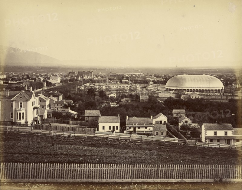 Salt Lake City; American; about 1870; Albumen silver print