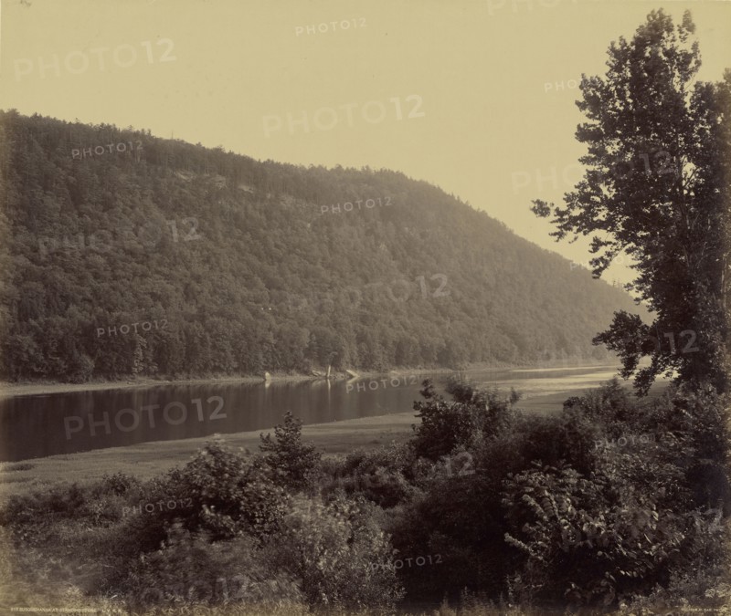Susquehanna at Standing Stone; William H. Rau, American, 1855 - 1920, n.d; Albumen silver print