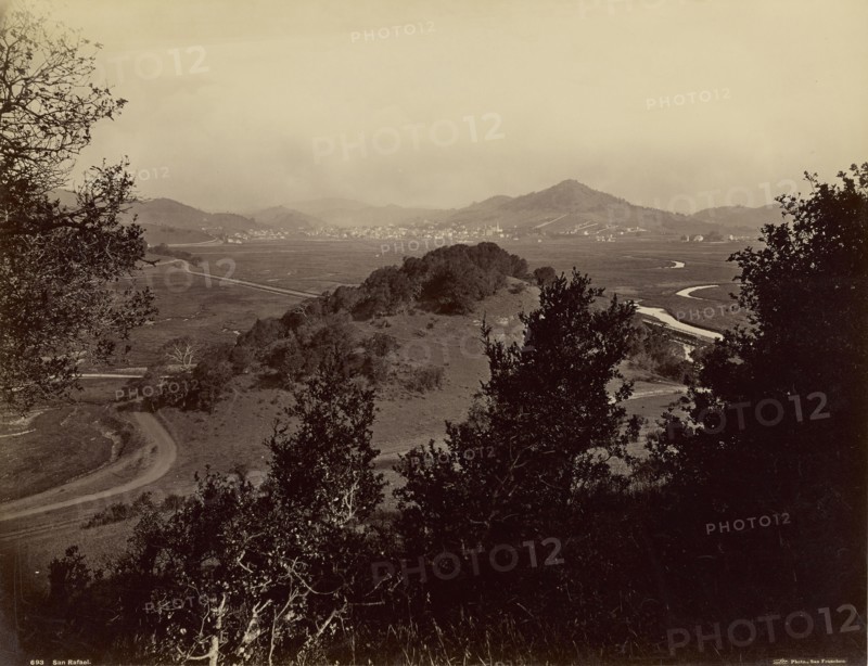 San Rafael; Carleton Watkins, American, 1829 - 1916, San Rafael, California, Marin, United States; negative 1868 - 1872; print
