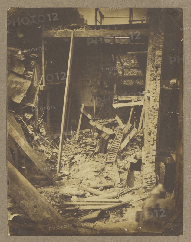 Ruins; Attributed to Roger Fenton, English, 1819 - 1869, n.d; Print; 21.7 x 16.3 cm, 8 9,16 x 6 7,16 in