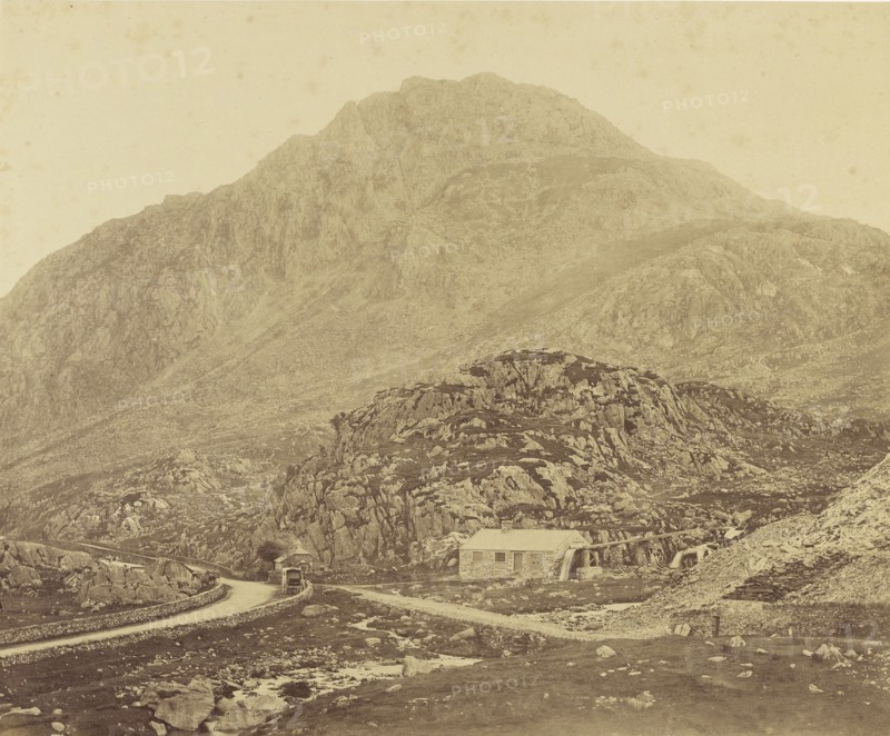 Mount Tryfan, from Llyn Ogwen; Roger Fenton, English, 1819 - 1869, n.d; Albumen silver print