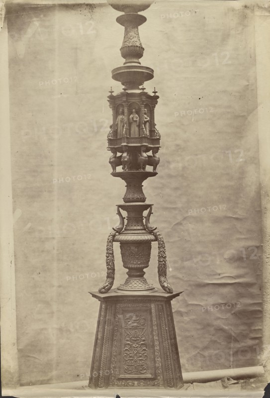 Candelabra at Santa Maria in Organo; Verona, Italy; about 1865 - 1885; Albumen silver print