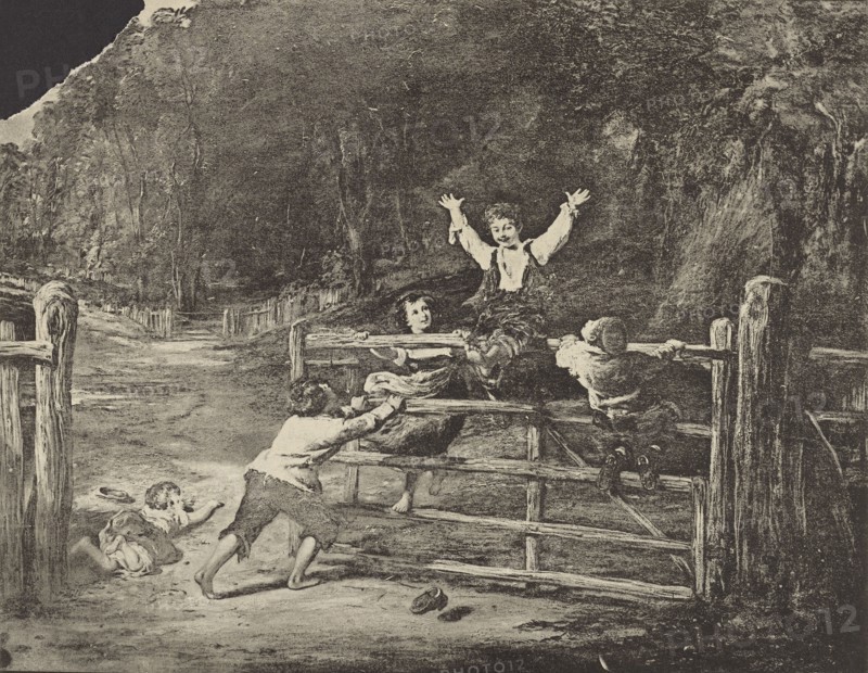 W. Collins - As Happy as a King; late 19th century; Collotype; 18 × 22 cm, 7 1,16 × 8 11,16 in