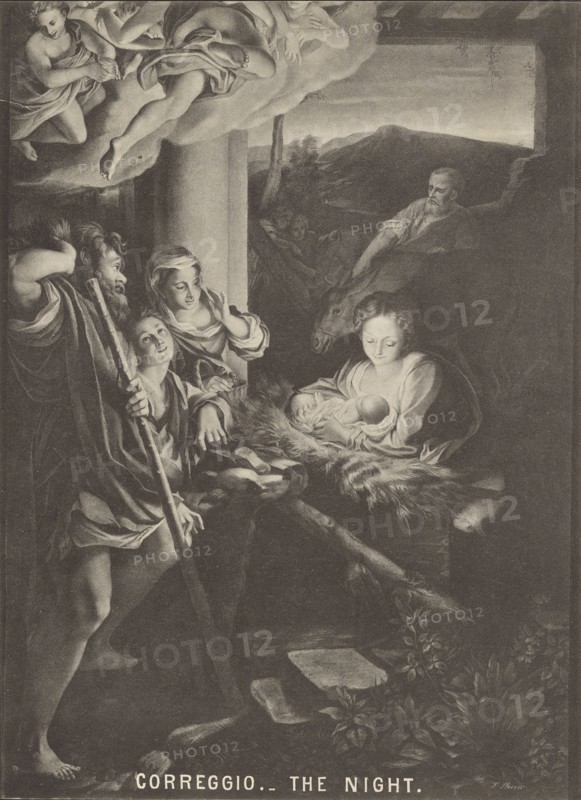 Corregio - The Night; late 19th century; Collotype; 25.8 × 18.8 cm, 10 3,16 × 7 3,8 in