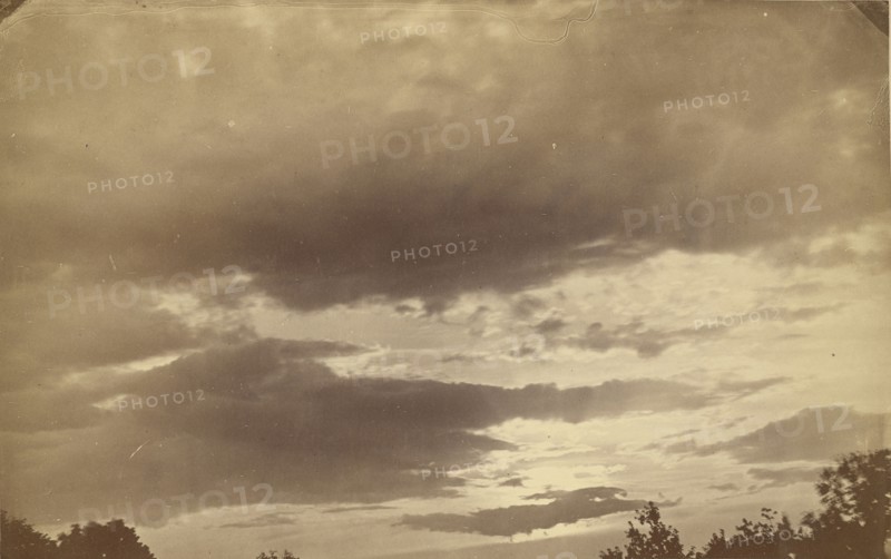 Cloud study; American; about 1870 - 1890; Albumen silver print