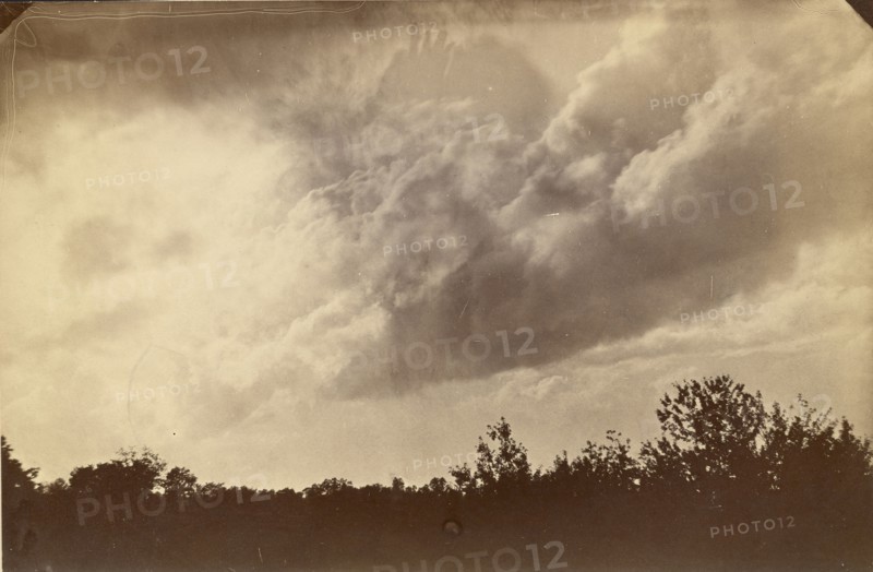 Cloud study; American; about 1870 - 1890; Albumen silver print