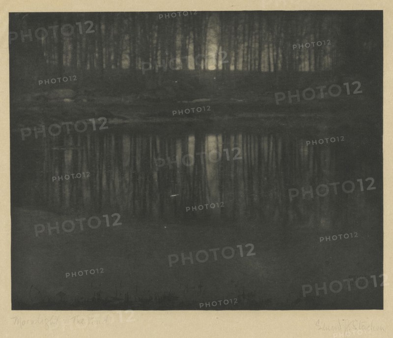 Moonlight: The Pond; Edward Steichen, American, born Belgium, 1879 - 1973, negative 1904; print 1906; Photogravure