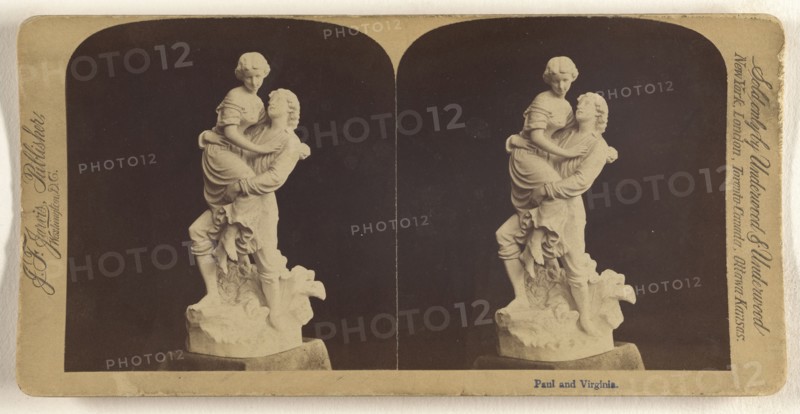Paul and Virginia; Underwood & Underwood, American, 1881 - 1940s, or John F. Jarvis, American, born 1850, active Washington D.C