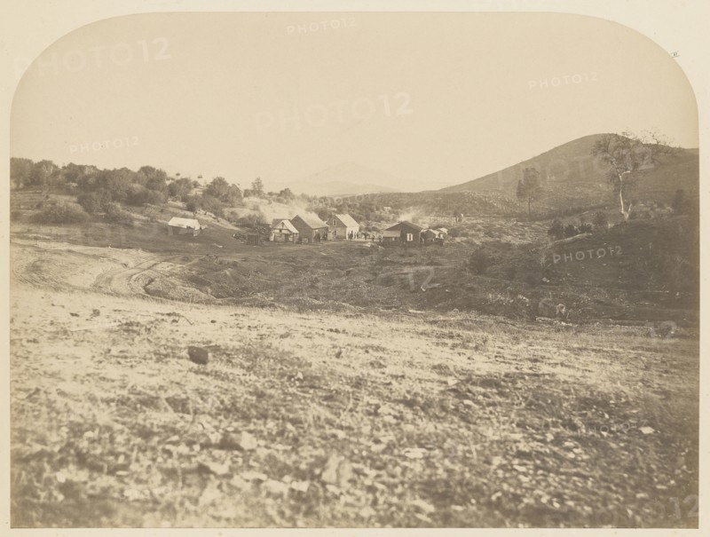 Upper Agua Fria; Carleton Watkins, American, 1829 - 1916, 1860; Salted paper print; 31.1 x 41.4 cm 12 1,4 x 16 5,16 in