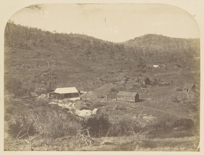 Oso Mill; Carleton Watkins, American, 1829 - 1916, 1860; Salted paper print; 31.4 x 41.3 cm 12 3,8 x 16 1,4 in