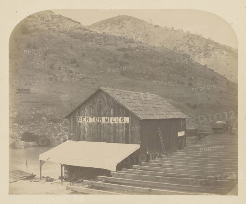 Benton Mills; Carleton Watkins, American, 1829 - 1916, 1860; Salted paper print; 33.5 x 41.3 cm 13 3,16 x 16 1,4 in
