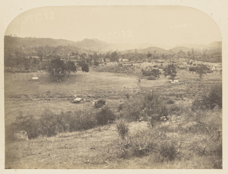 Site of Camp of J.C. Fremont, Agua Fria, 1847; Carleton Watkins, American, 1829 - 1916, 1860; Salted paper print