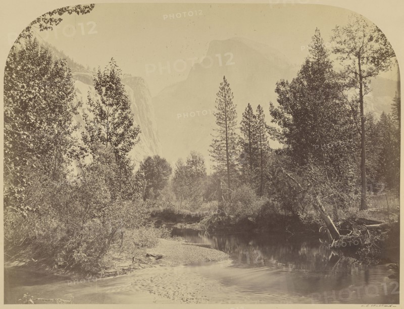Tasayac - Half Dome - 4967 ft. Yo Semite; Carleton Watkins, American, 1829 - 1916, Yosemite, California, United States; 1861