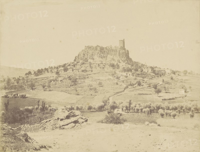 Rural landscape; Édouard Baldus, French, born Germany, 1813 - 1889, France; 1850 - 1855; Salted paper print; 34.3 x 43.5 cm