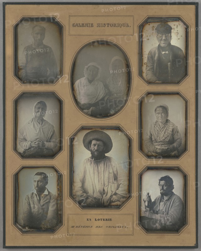 Lottery Announcement; French; about 1852; Daguerreotype