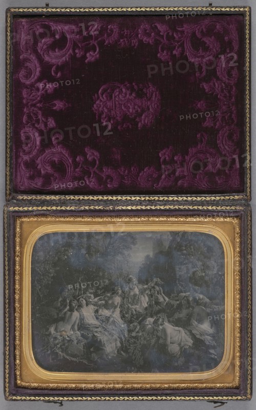 Mezzotint after the Second version of a painting entitled  Florinde  by Franz Xaver Winterhalter; French; after 1857