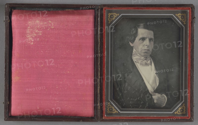 Portrait of a Gentleman; Attributed to M.A. Root, American, 1808 - 1888, about 1846; Daguerreotype, hand-colored