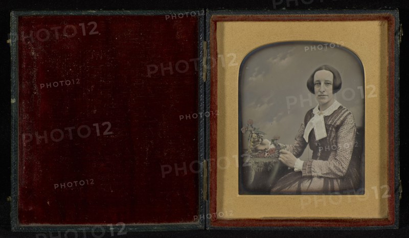 Mrs. R. Holdsworth; Richard Beard, English 1801 - 1885, London, England; February 16, 1853; Daguerreotype, hand-colored
