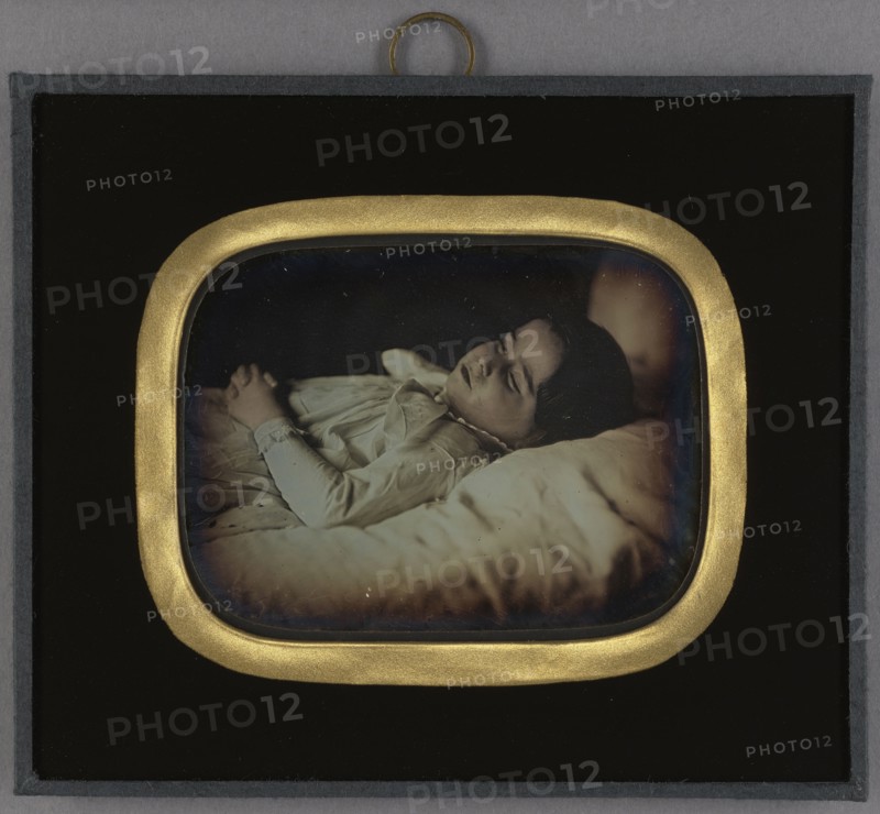 Postmortem of a Child; Carl Durheim, Swiss, 1810 - 1890, about 1852; Daguerreotype, hand-colored