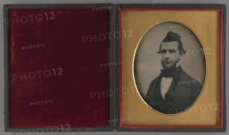 Portrait of a young man with chin beard and duck-tail coiffure; Attributed to Southworth & Hawes, American, active 1844 - 1862