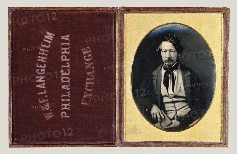 Portrait of Frederick Langenheim; William Langenheim, American, born Germany, 1807 - 1874, about 1848; Daguerreotype