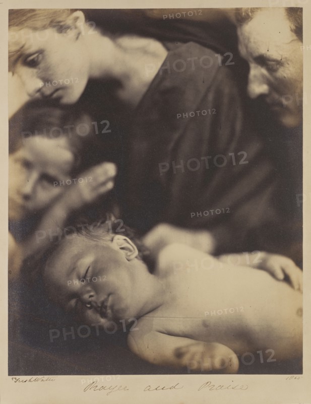 Prayer and Praise; Julia Margaret Cameron, British, born India, 1815 - 1879, Freshwater, Isle of Wight, England; 1865; Albumen