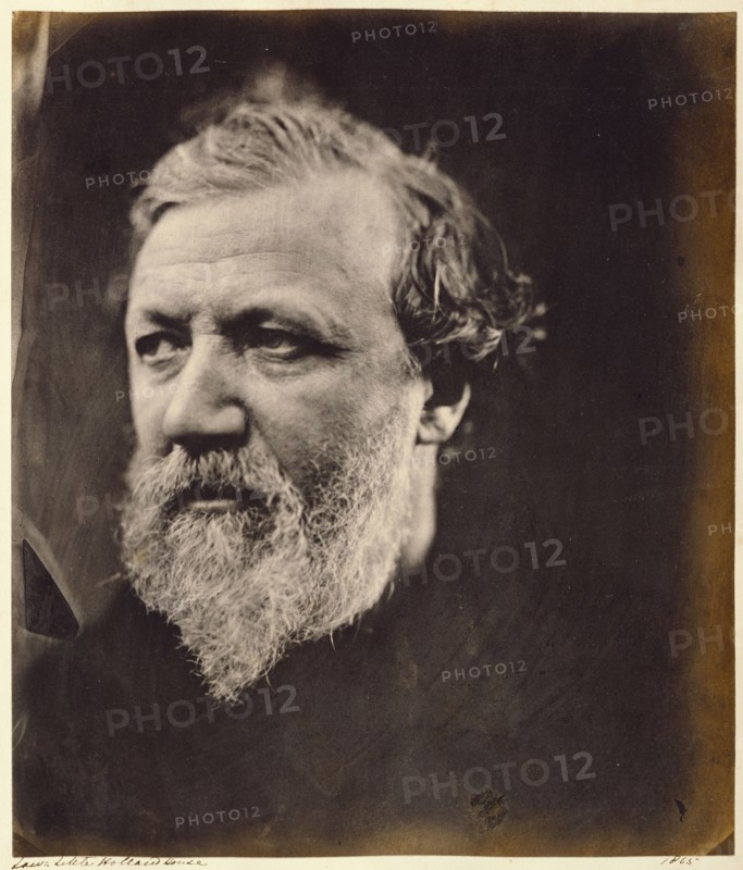 Robert Browning; Julia Margaret Cameron, British, born India, 1815 - 1879, London, England; 1865; Albumen silver print