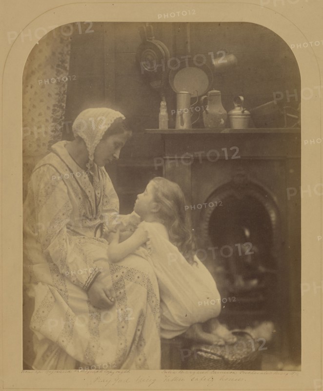 Pray God bring Father safely home; Julia Margaret Cameron, British, born India, 1815 - 1879, Freshwater, Isle of Wight, England