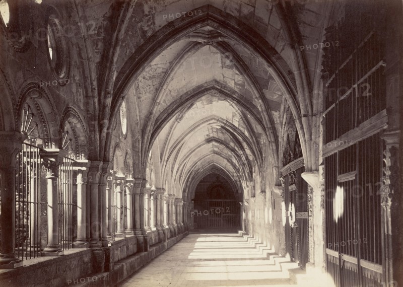 Claustro de la Catedral, Tarragona; Juan Laurent, French, 1816 - 1892, Tarragona, Spain; 1865; Albumen silver print