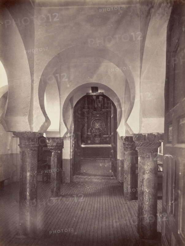 El cristo de la luz, Toledo; Juan Laurent, French, 1816 - 1892, Toledo, Spain; 1875; Albumen silver print