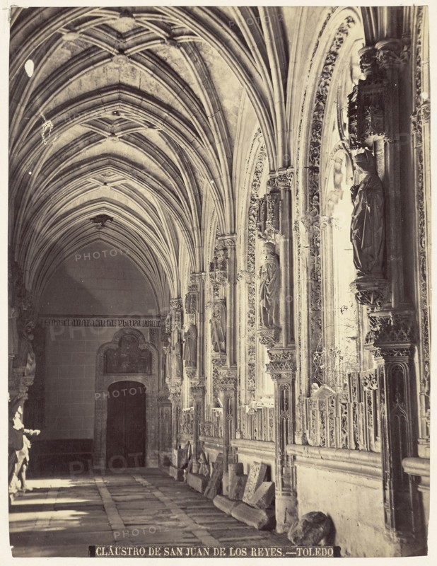 Claustro de San Juan de los Reyes; Casiano Alguacil, Spanish, 1832 - 1914, Toledo, Spain; 1875; Albumen silver print