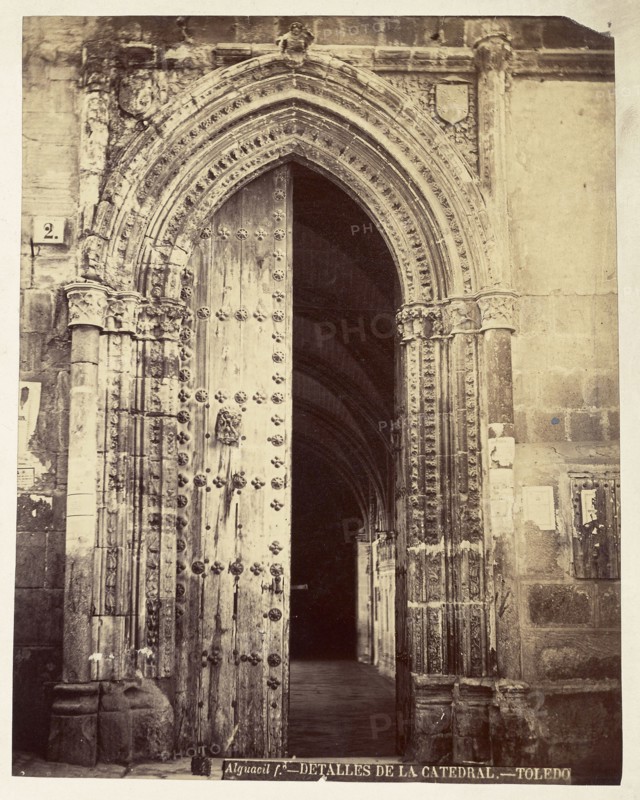 Detalles de la Catedral, Toledo; Casiano Alguacil, Spanish, 1832 - 1914, Toledo, Spain; 1875; Albumen silver print
