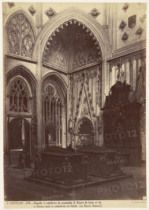 Chapelle et sepulcres du connetable D. Alvaro de Luna et de,sa femme, dans la cathedrale de Tolde., au Musee National, Juan