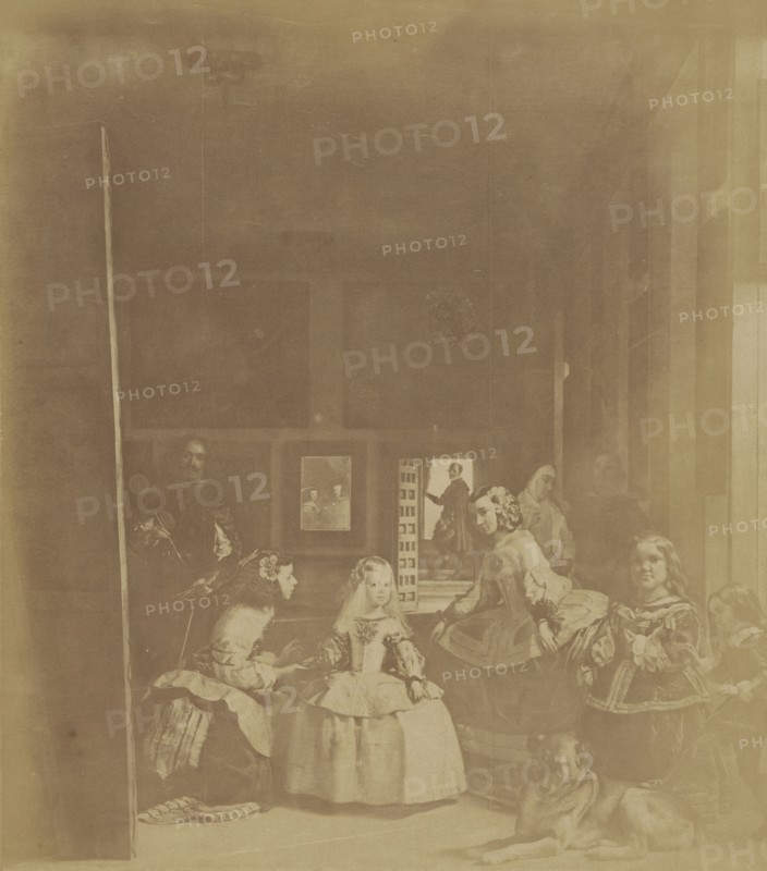 Velazquez: Las Meninas au musee du Prado; Juan Laurent, French, 1816 - 1892, Madrid, Spain; 1875; Albumen silver print