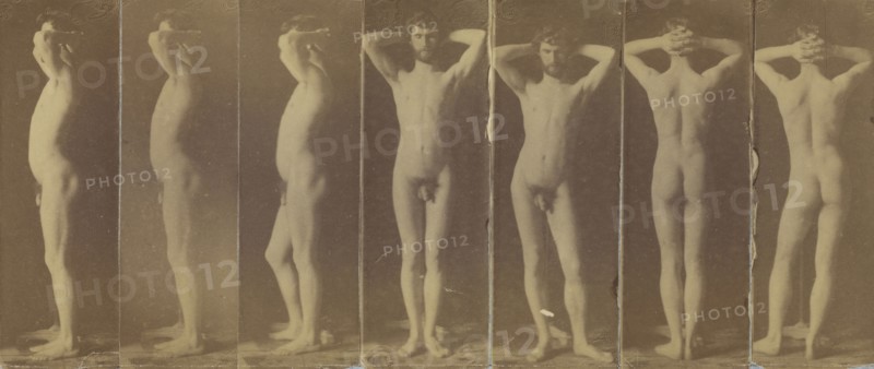 George Reynolds, seven photographs; Thomas Eakins, American, 1844 - 1916, 1883; Albumen silver print