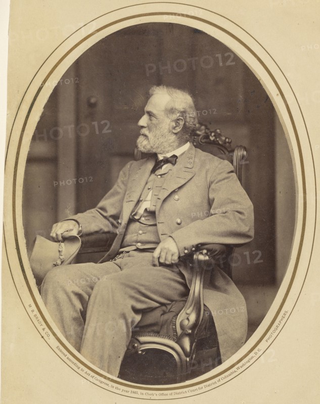 Robert E. Lee; Mathew B. Brady, American, about 1823 - 1896, April 16, 1865; Albumen silver print