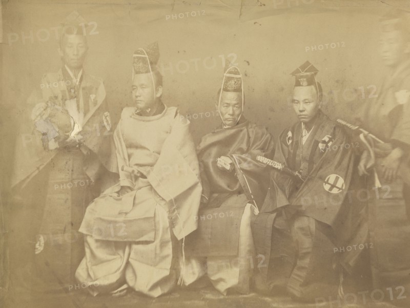 Members of the First Japanese Mission to the United States; Alexander Gardner, American, born Scotland, 1821 - 1882, and Mathew