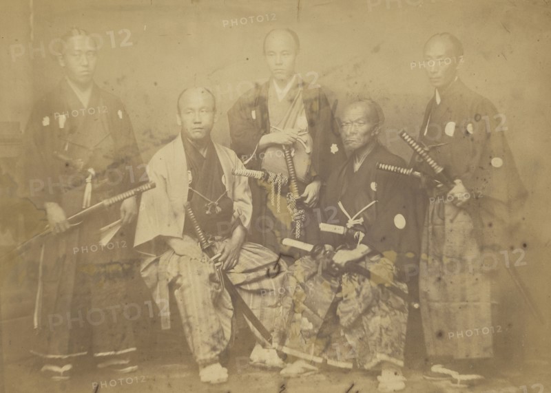 Members of the First Japanese Mission to the United States; Alexander Gardner, American, born Scotland, 1821 - 1882, and Mathew