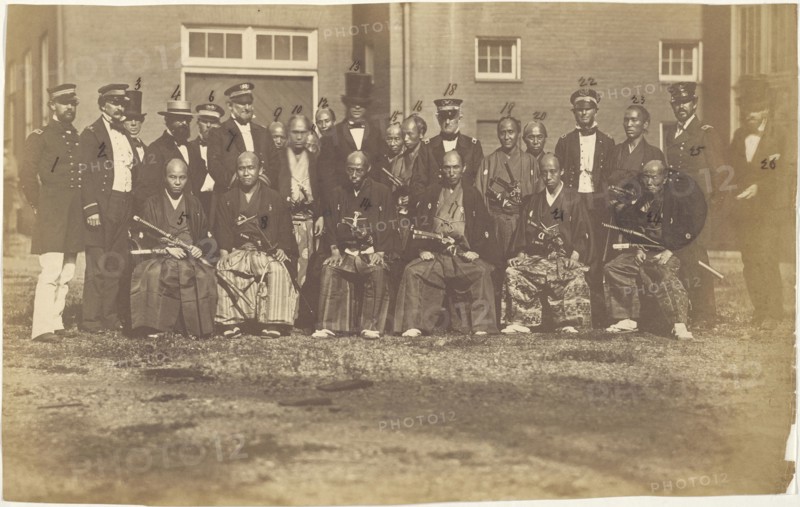 The First Japanese Diplomatic Mission to the United States; Alexander Gardner, American, born Scotland, 1821 - 1882