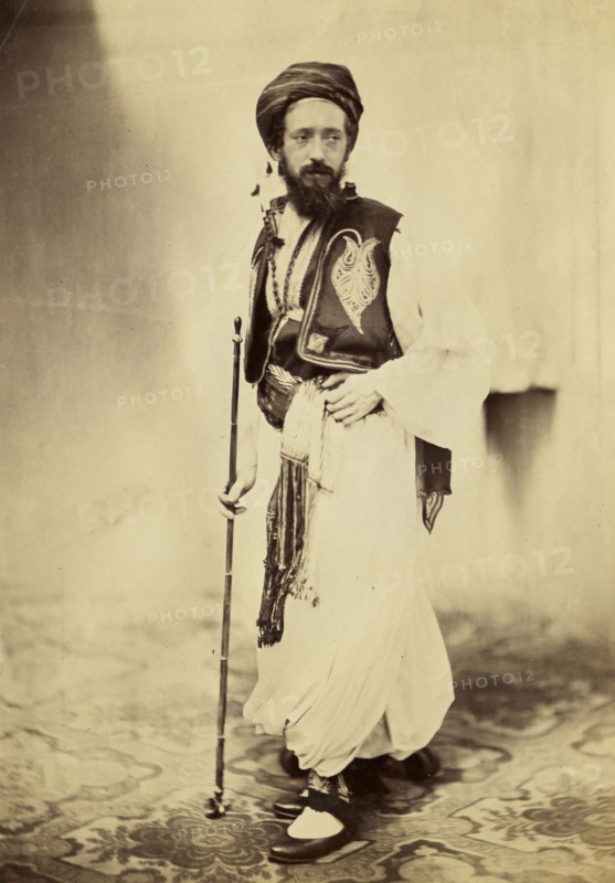 Male Costume Study; Roger Fenton, English, 1819 - 1869, 1858; Albumen silver print