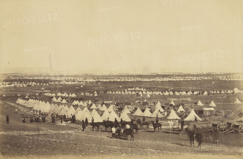 Plateau of Sebastopol II; Roger Fenton, English, 1819 - 1869, 1855; Salted paper print; 22.2 x 33.8 cm 8 3,4 x 13 5,16 in