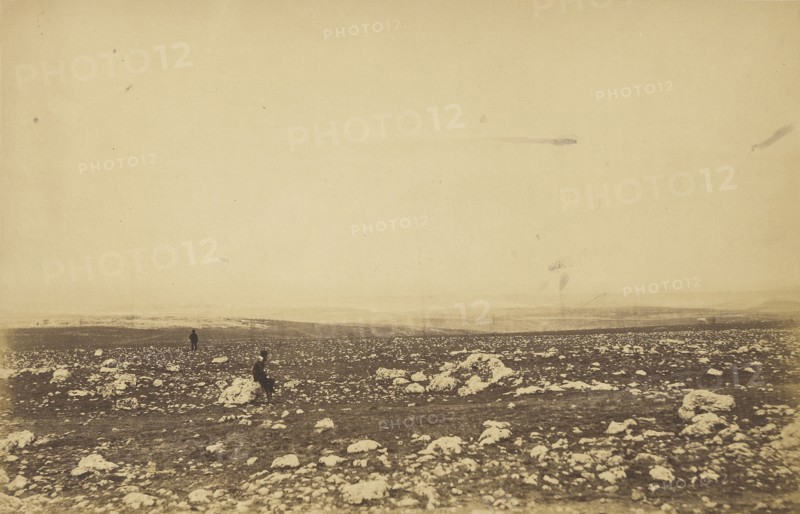 Plateau of Sebastopol IX; Roger Fenton, English, 1819 - 1869, 1855; Salted paper print; 22.5 x 34.9 cm 8 7,8 x 13 3,4 in