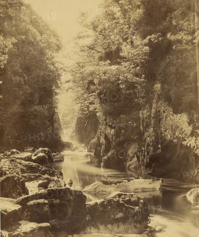 Foss Nevin, on the Conway, Wales, Roger Fenton, English, 1819 - 1869, Wales; about 1855 - 1862; Albumen silver print