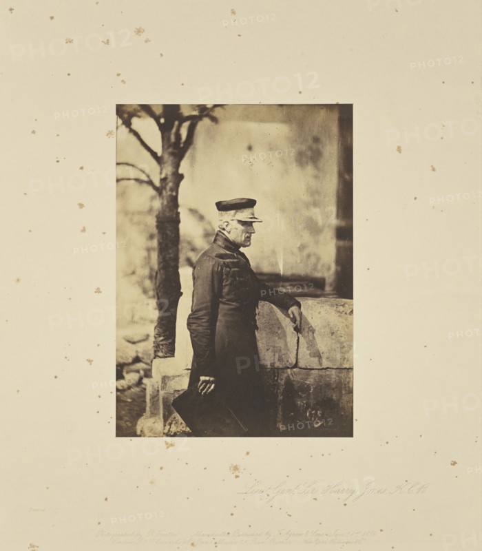 Lt. Gen. Sir Harry Jones, K.C.B; Roger Fenton, English, 1819 - 1869, London, England; 1856; Salted paper print; 19.5 x 14 cm