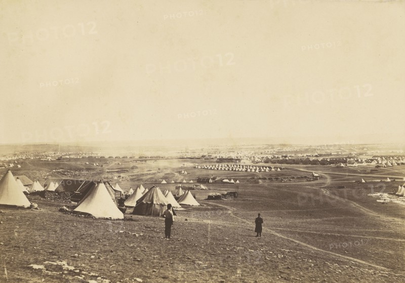 Plateau of Sebastopol I; Roger Fenton, English, 1819 - 1869, Sevastopol, Ukraine; 1855; Albumen silver print