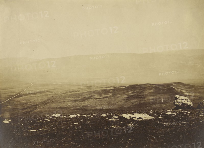 Plains of Balaklava IV; Roger Fenton, English, 1819 - 1869, Crimea; 1855; Salted paper print; 18.9 x 26 cm 7 7,16 x 10 1,4 in