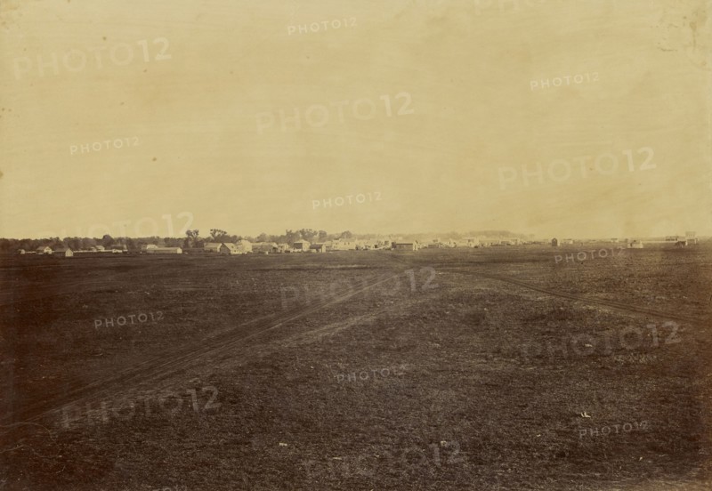 Salina, Kansas; Alexander Gardner, American, born Scotland, 1821 - 1882, 1867; Albumen silver print