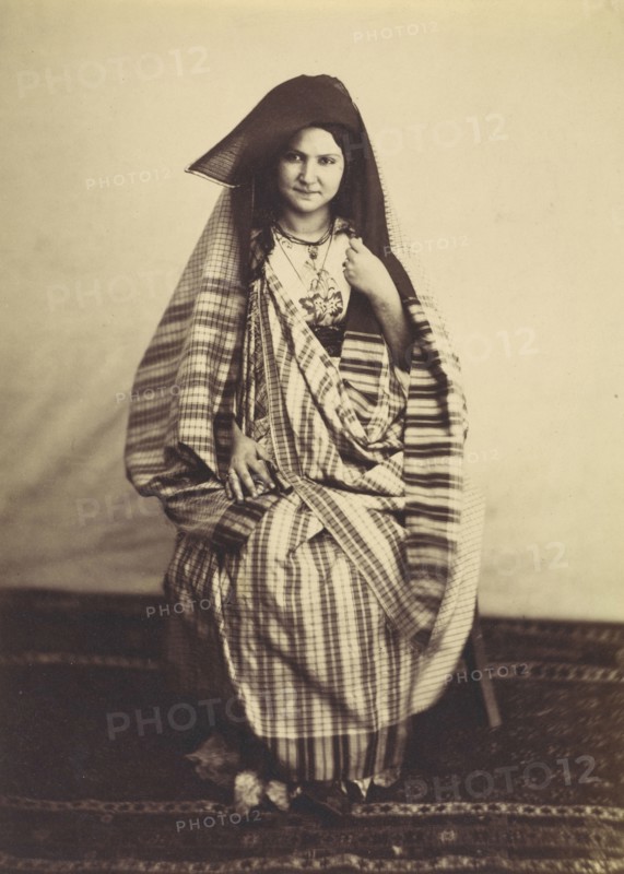 Female Costume Study; Roger Fenton, English, 1819 - 1869, 1858; Albumen silver print