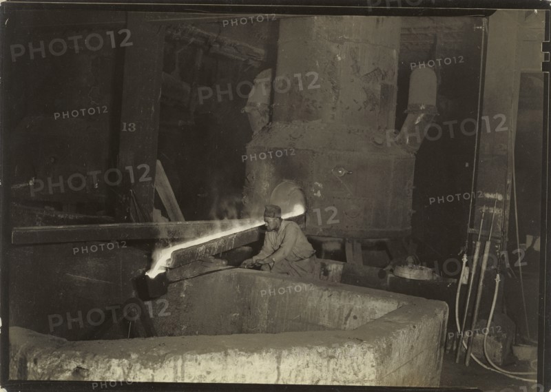 Black Steel Worker Baldwin Locomotive Works, Eddystone, Pennsylvania; Lewis W. Hine, American, 1874 - 1940, Eddystone